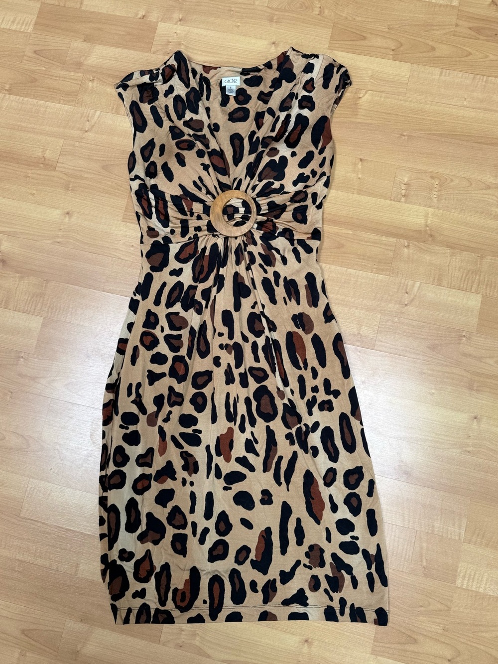 Cache Leopard Print Dress
